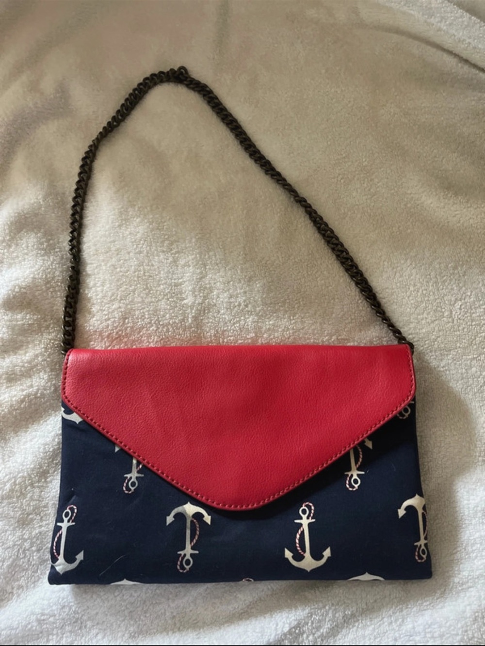 J Crew nautical shoulder bag